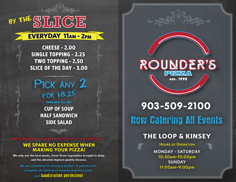 Rounder's Pizza Menu - Image 6